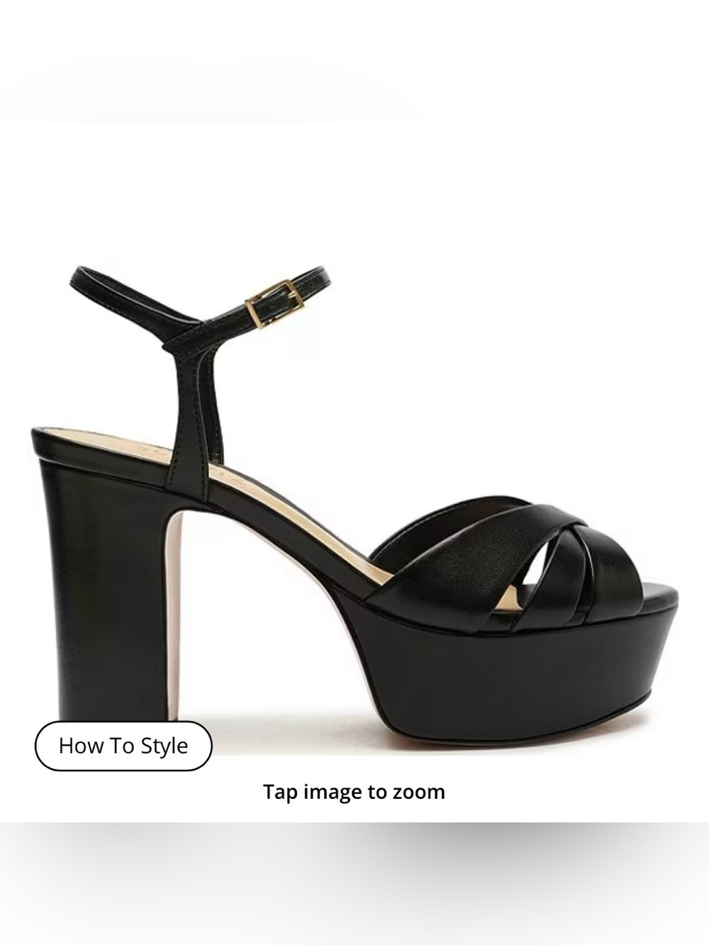 SCHUTZ Keefa Leather Platform Sandals